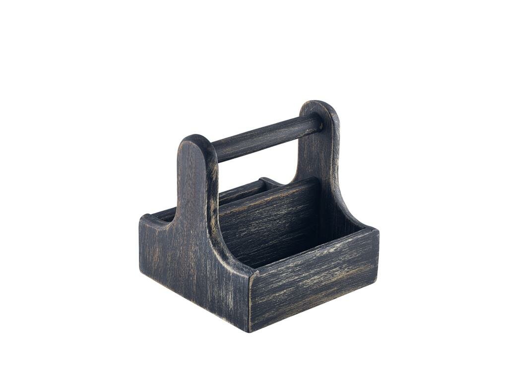 Tafelcaddy hout zwart