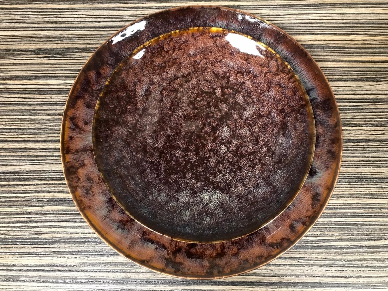 Diep bord 24 cm Yong Hazy Black