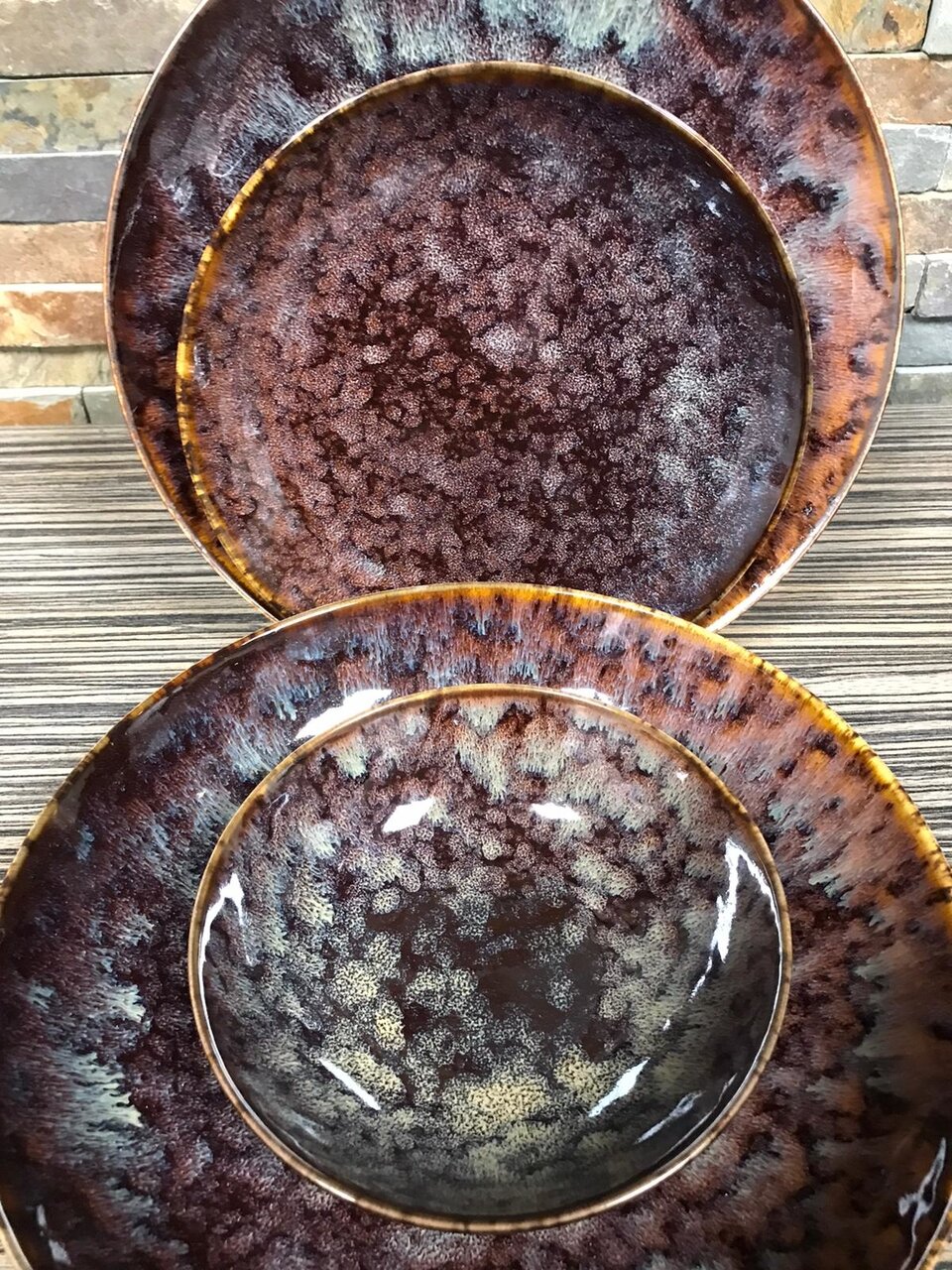 Bord 26 cm Yong Hazy Black