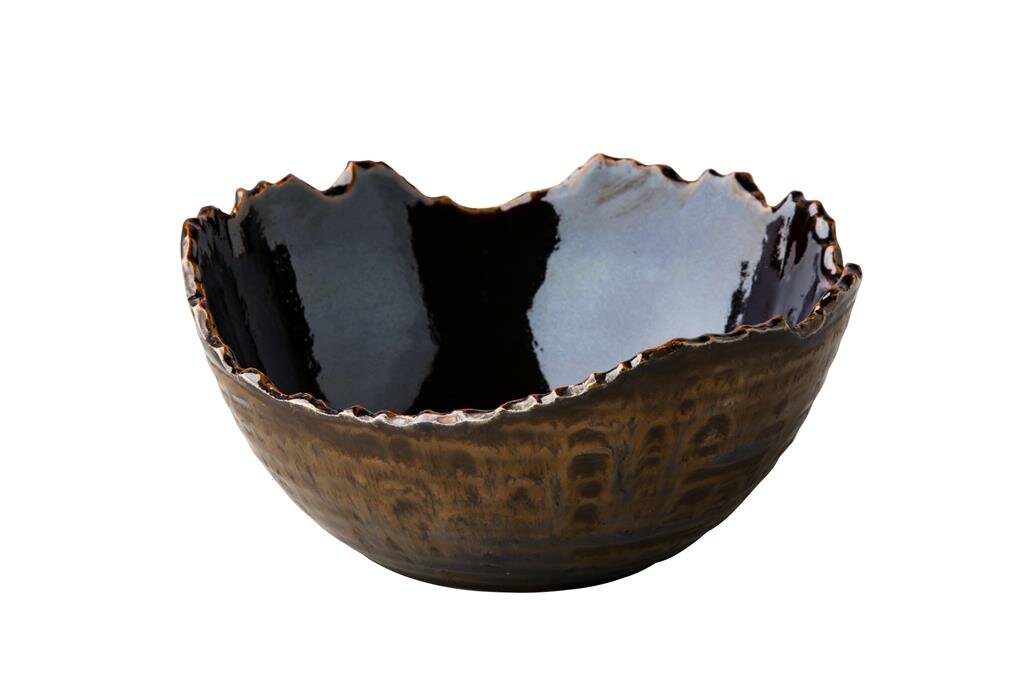 Kom 16 cm gebroken rand Raw by Kevala