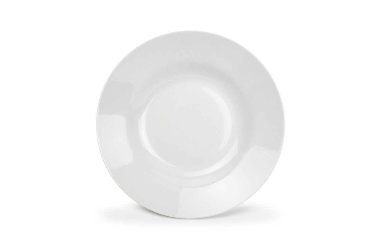 Diep bord 23 cm Basic White porselein Yong