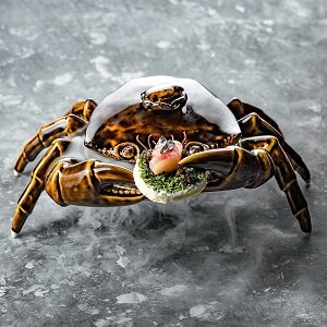 Krab bord met deksel 26 cm Raw by RBC