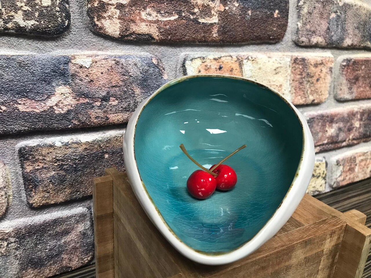 Schaal 21,5 cm ovaal Laguna Azzuro Drop 