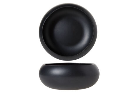 Schaal 16 cm Black mat 