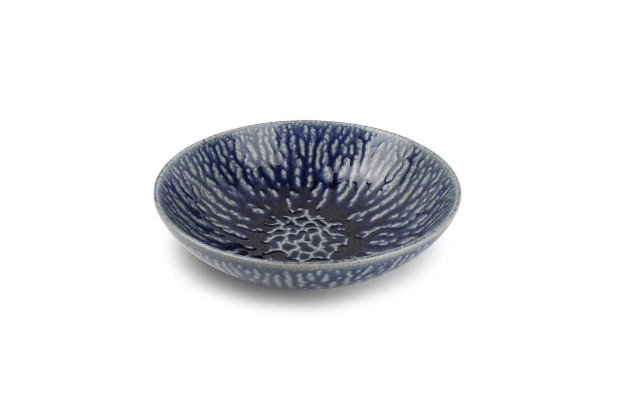 Diep bord 22,5 x 7 cm Oxido cobalt