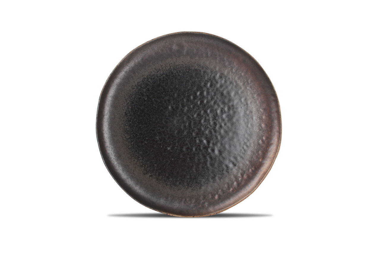 Bord 28 cm Yong Chic Claro goud hammered