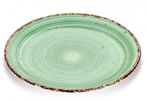 Gural Ent Plat bord Groen 27 cm doorsnee