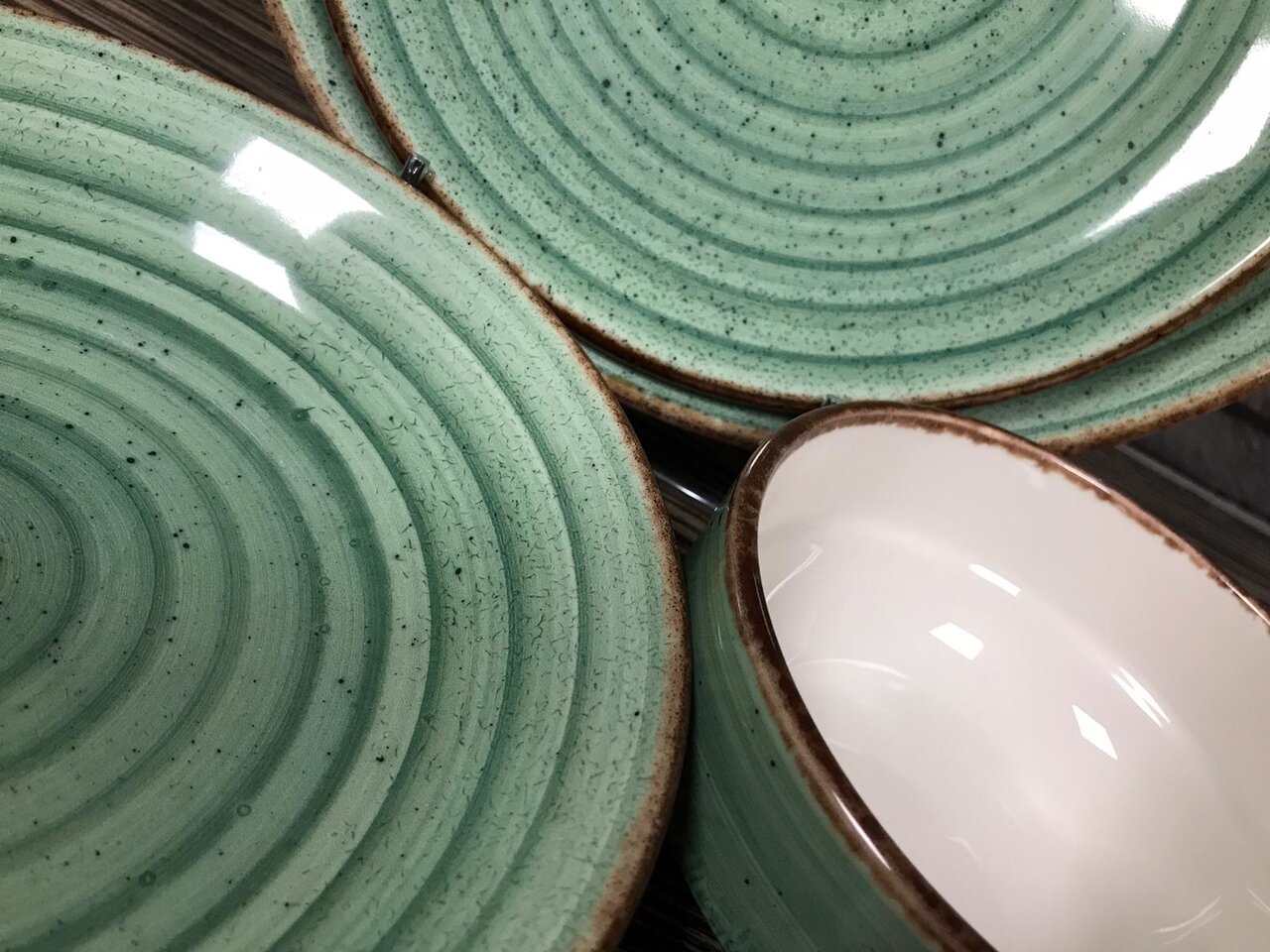 Gural Ent Plat bord Groen 15 cm