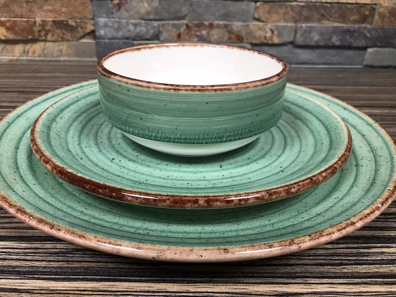 Gural Ent Plat bord Groen 27 cm 