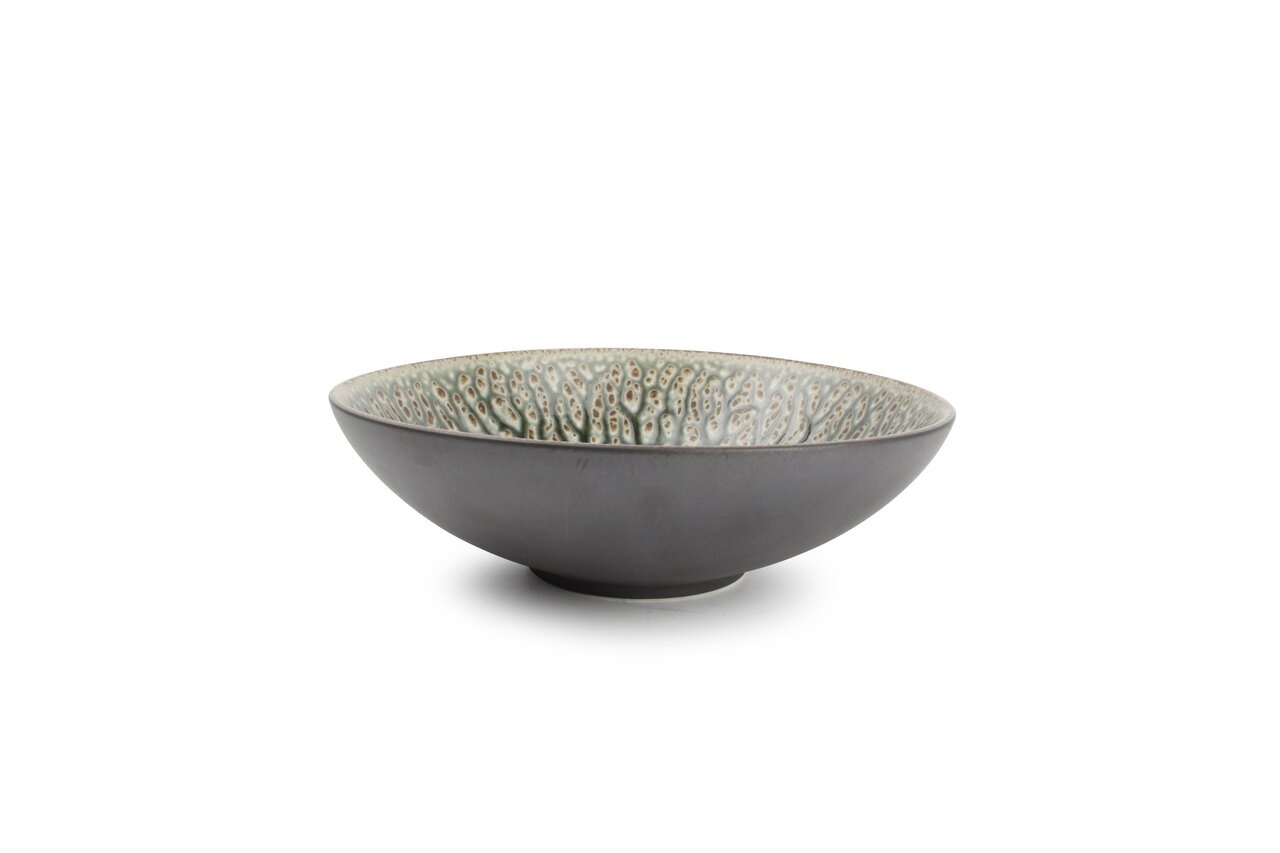 Diep bord 22,5 x 7 cm Oxido emerald