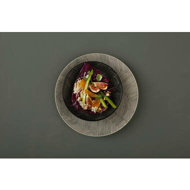 Palmer Schaal Leaf 19 cm Zwart 1