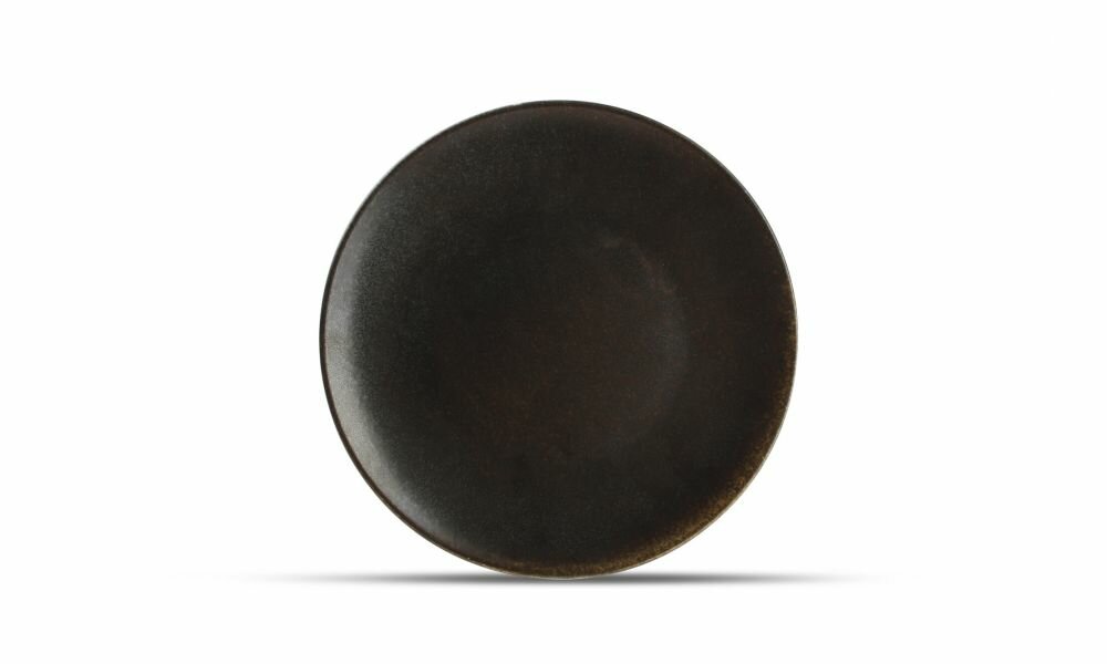 Plat bord 27cm Ash Bruin