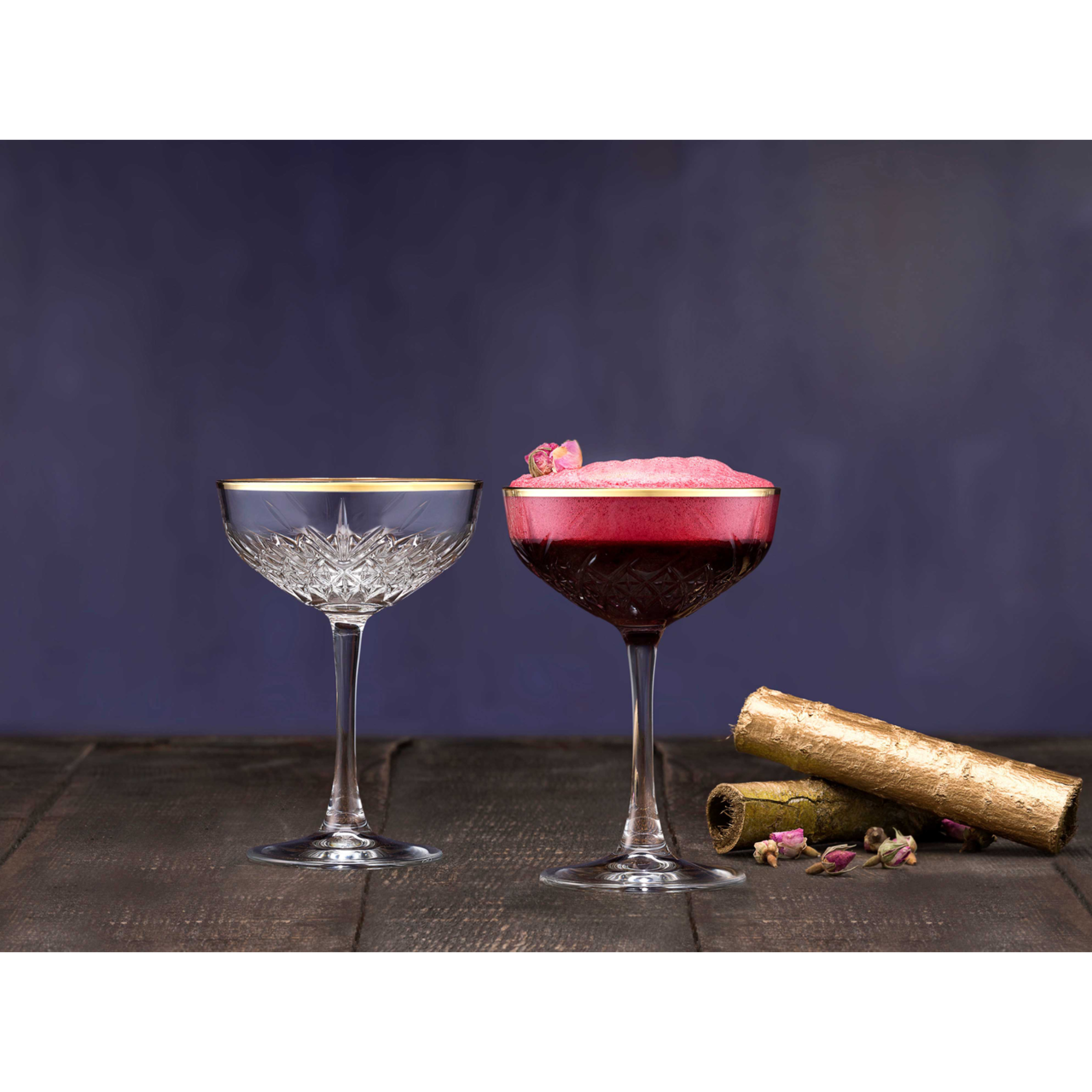  Champagnecoupe 27 cl Goud Timeless Pasabahce