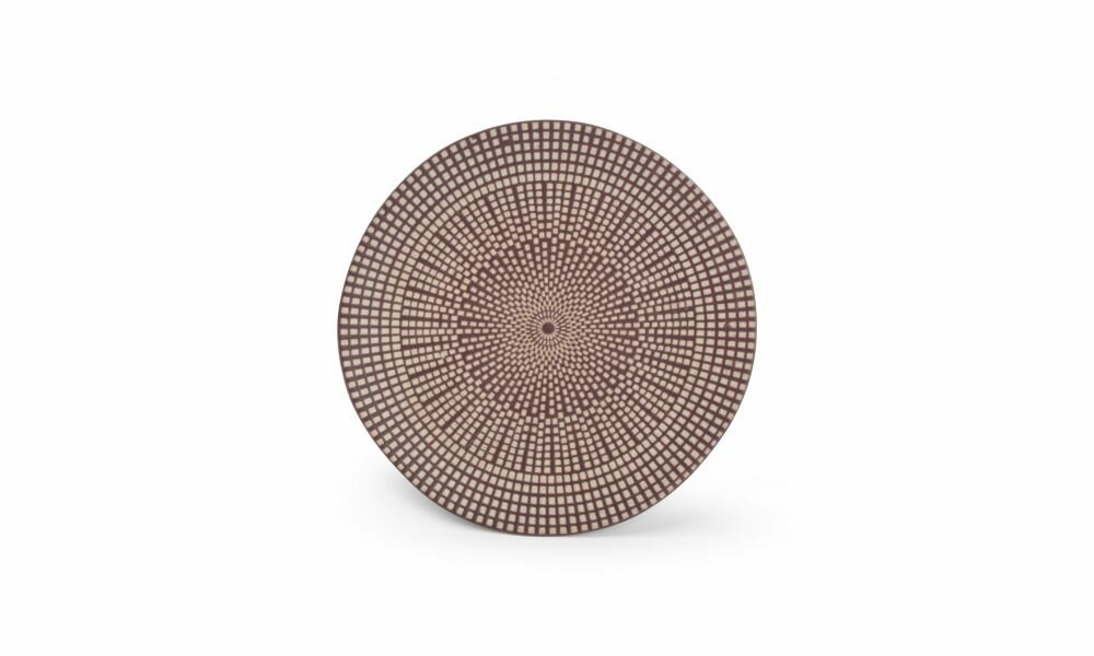 Bord 21 cm Mosaic Aubergine