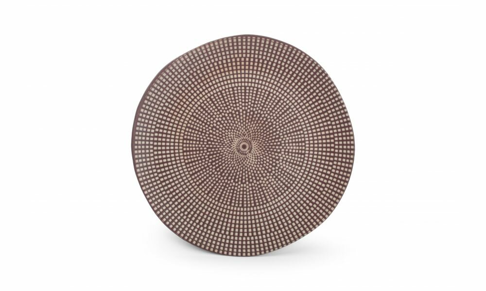 Bord 27 cm Mosaic Aubergine