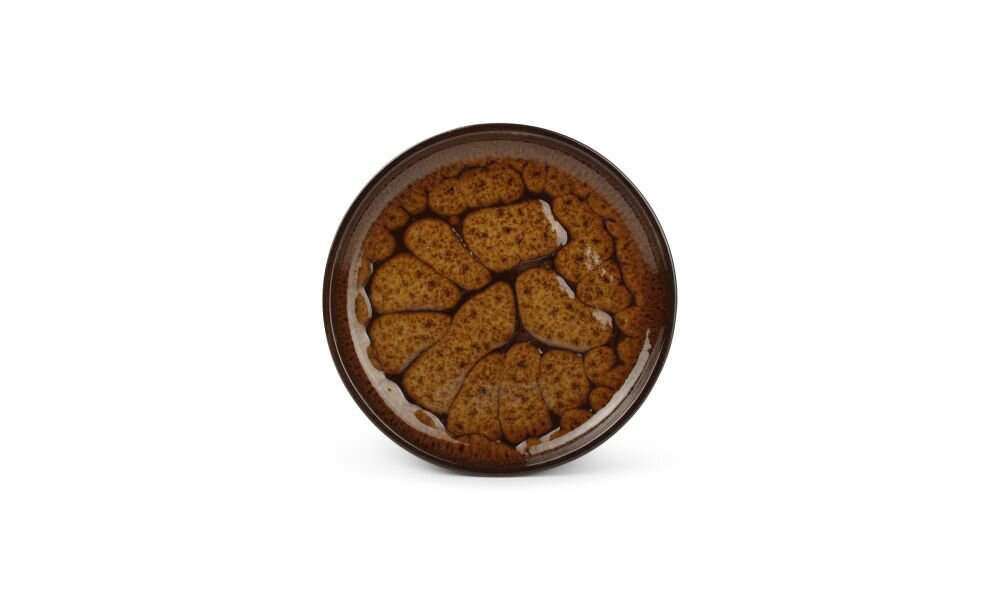 Plat bord 20cm Forno Bruin