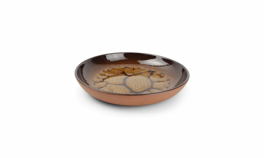 Diep bord 22cm Forno Bruin