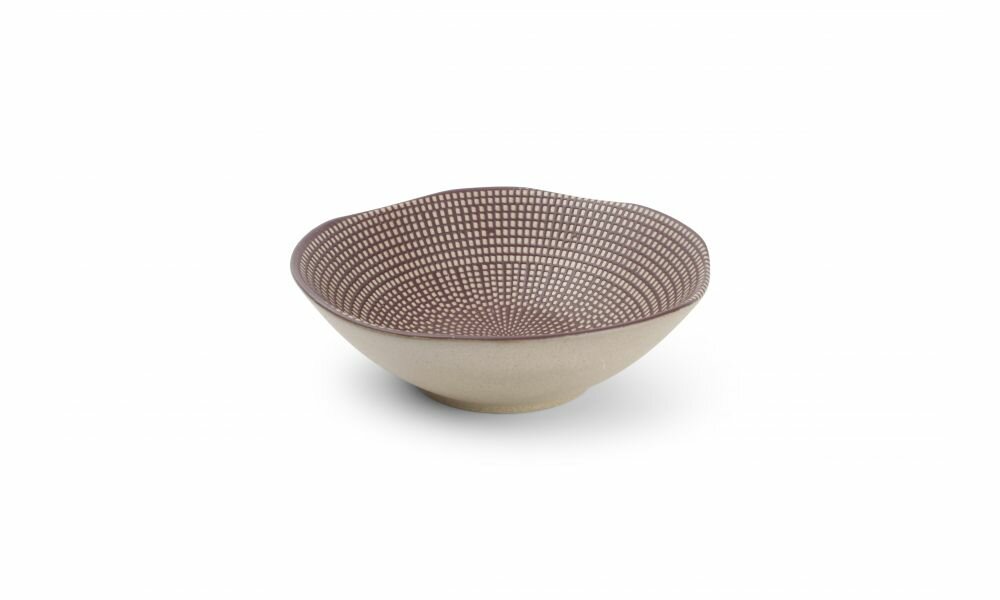 Kom 19,5 cm Almond Aubergine