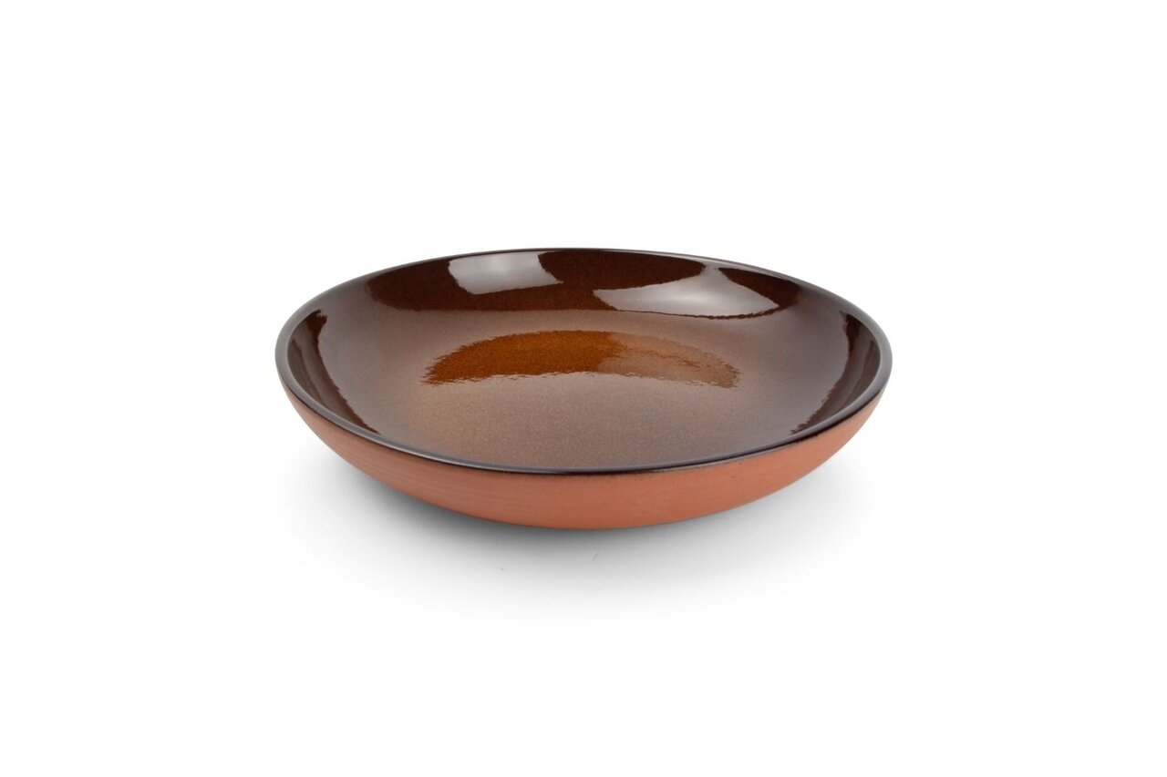 Diep bord 22cm Forno Bruin