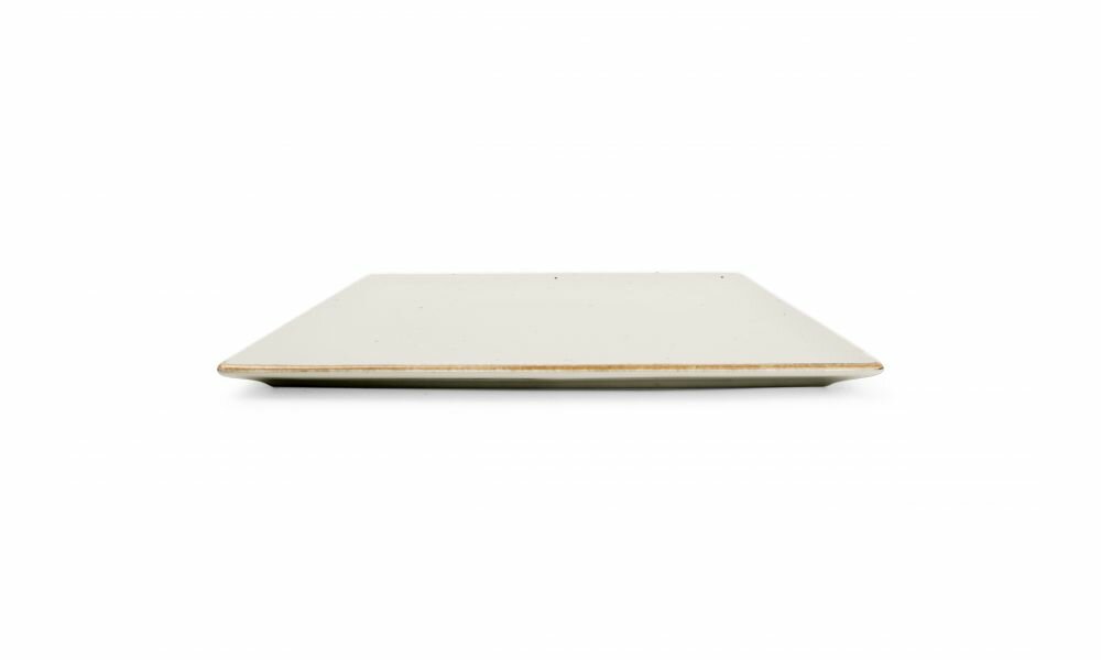 Plat bord 25.5cm x 25.5cm Collect Ivoor