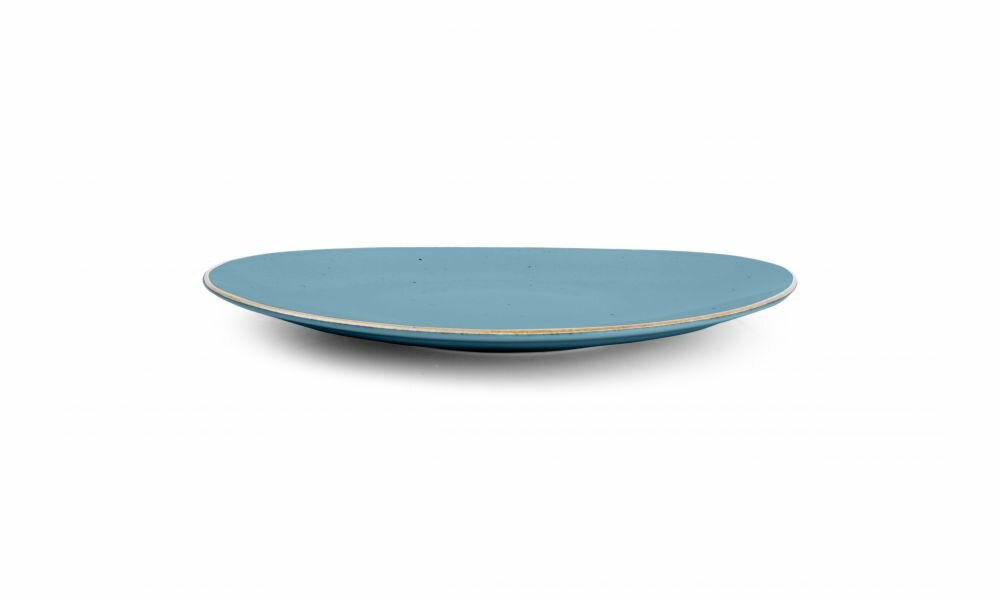 Plat bord 30.5cm x 26cm Collect Blauw