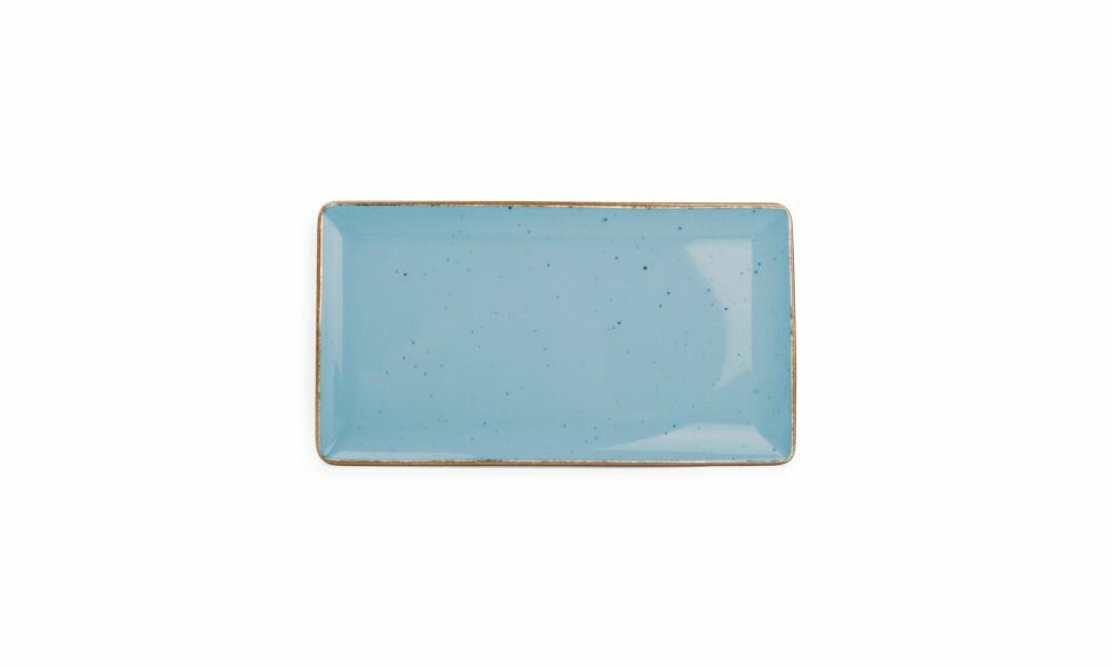 Plat bord 24cm x 13cm Collect Blauw