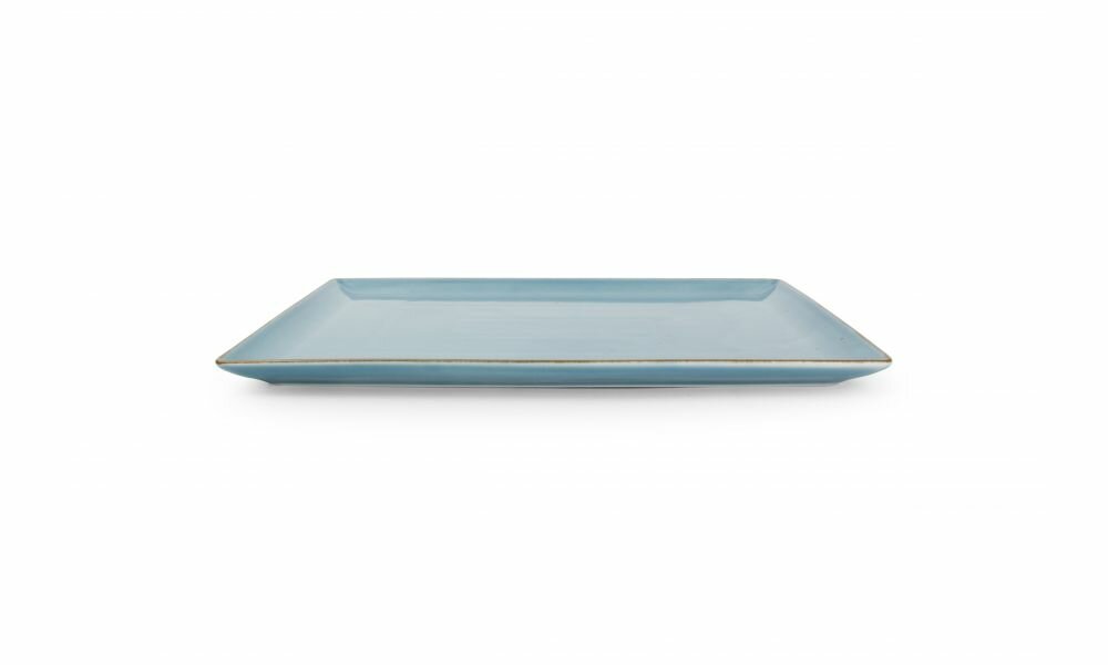 Plat bord 31cm x 24cm Collect Blauw