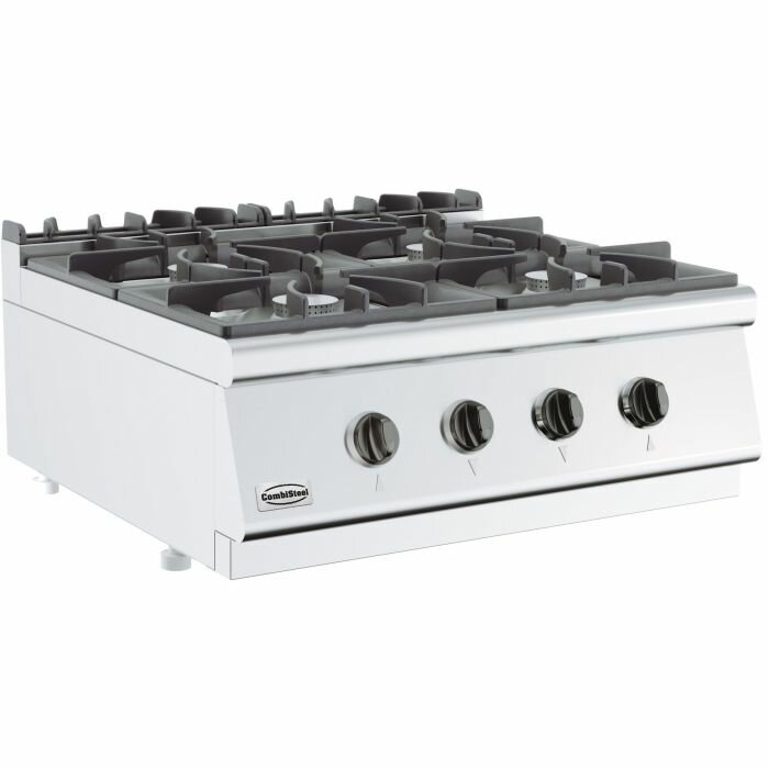 Gaskooktafel 4BR Tafelmodel Combisteel Base 700