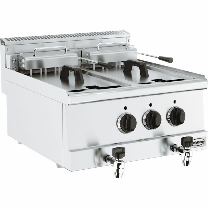 Friteuse Elektrisch 2x10L Combisteel Base 600