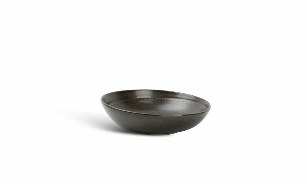 Diep bord Ceres zwart 22x6cm