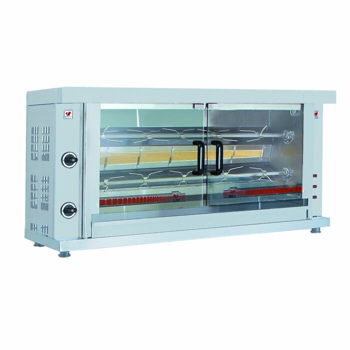 Kippengrill Gas 2 Spitten Combisteel
