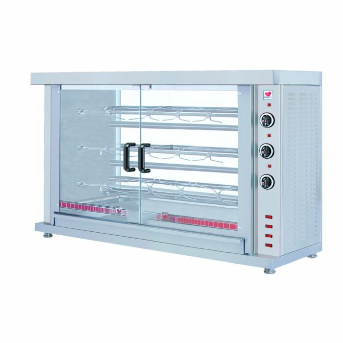 Kippengrill Elektrisch 3 Spitten Combisteel