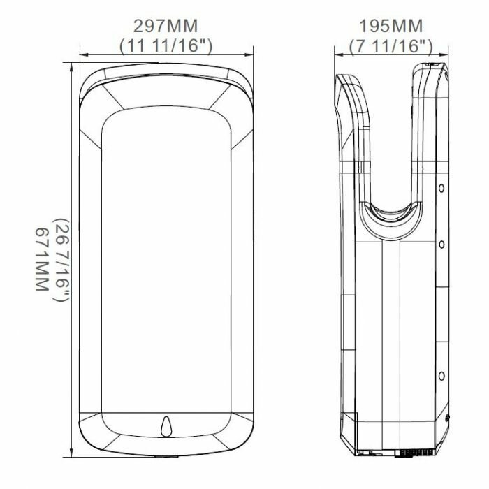 Handendroger HD-91 Combisteel