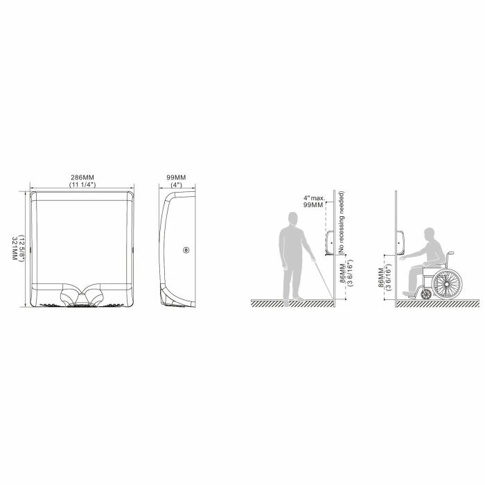 Handendroger HD-30 Combisteel