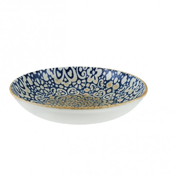 Diep bord 25 cm Bonna Alhambra blauw 1