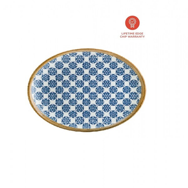 Ovalen bord 25 cm Bonna Lotus