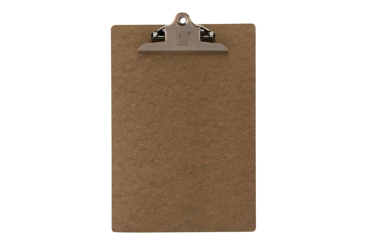 Menu clipboard A4 bruin