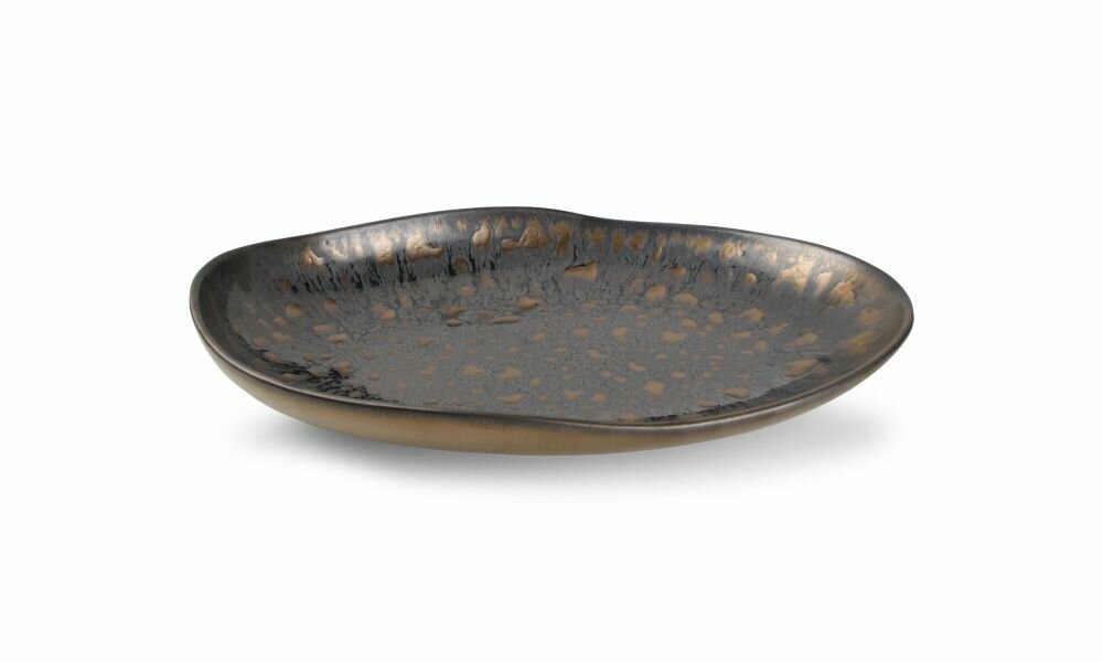 Bord 35 cm gold flaked Nobile