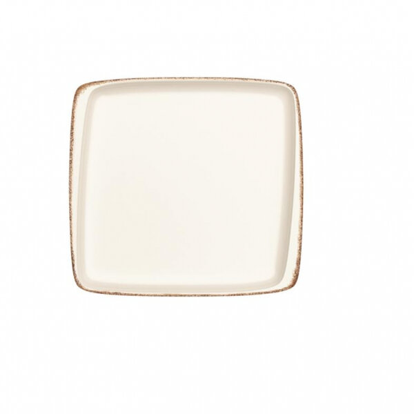Vierkant bord 22 x 20 cm Bonna Retro Off-white