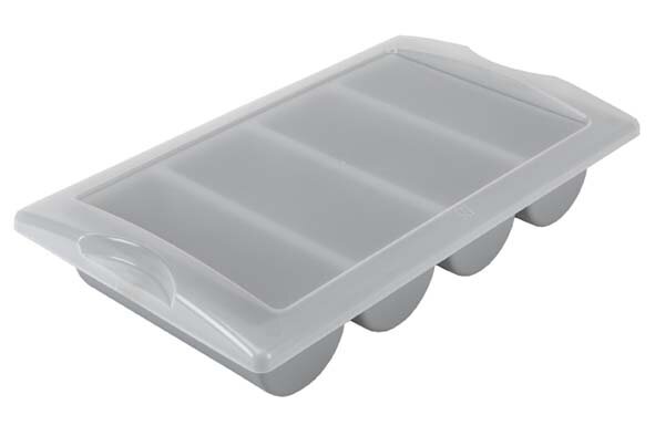 Deksel voor Bestekbak 4 vakken Plastibac