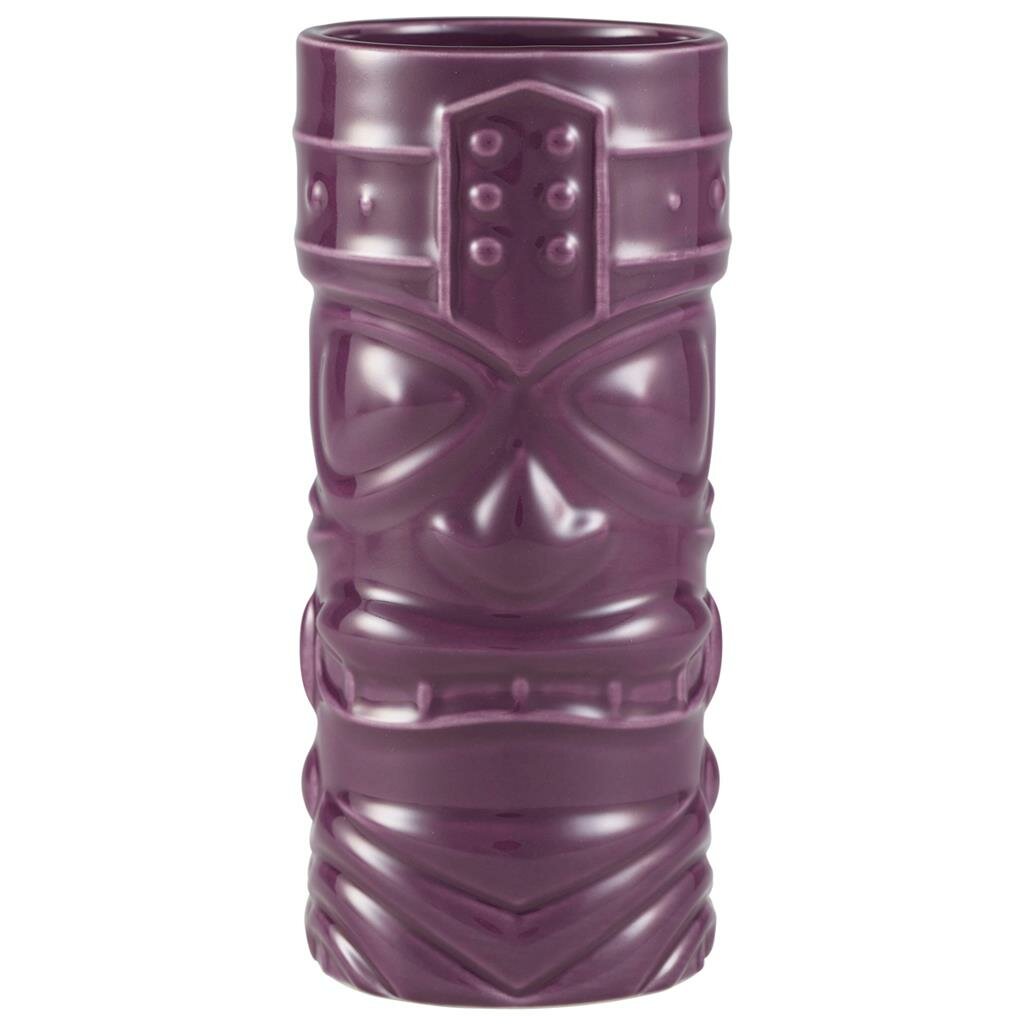 Longdrink cocktail beker Tiki 40 cl paars