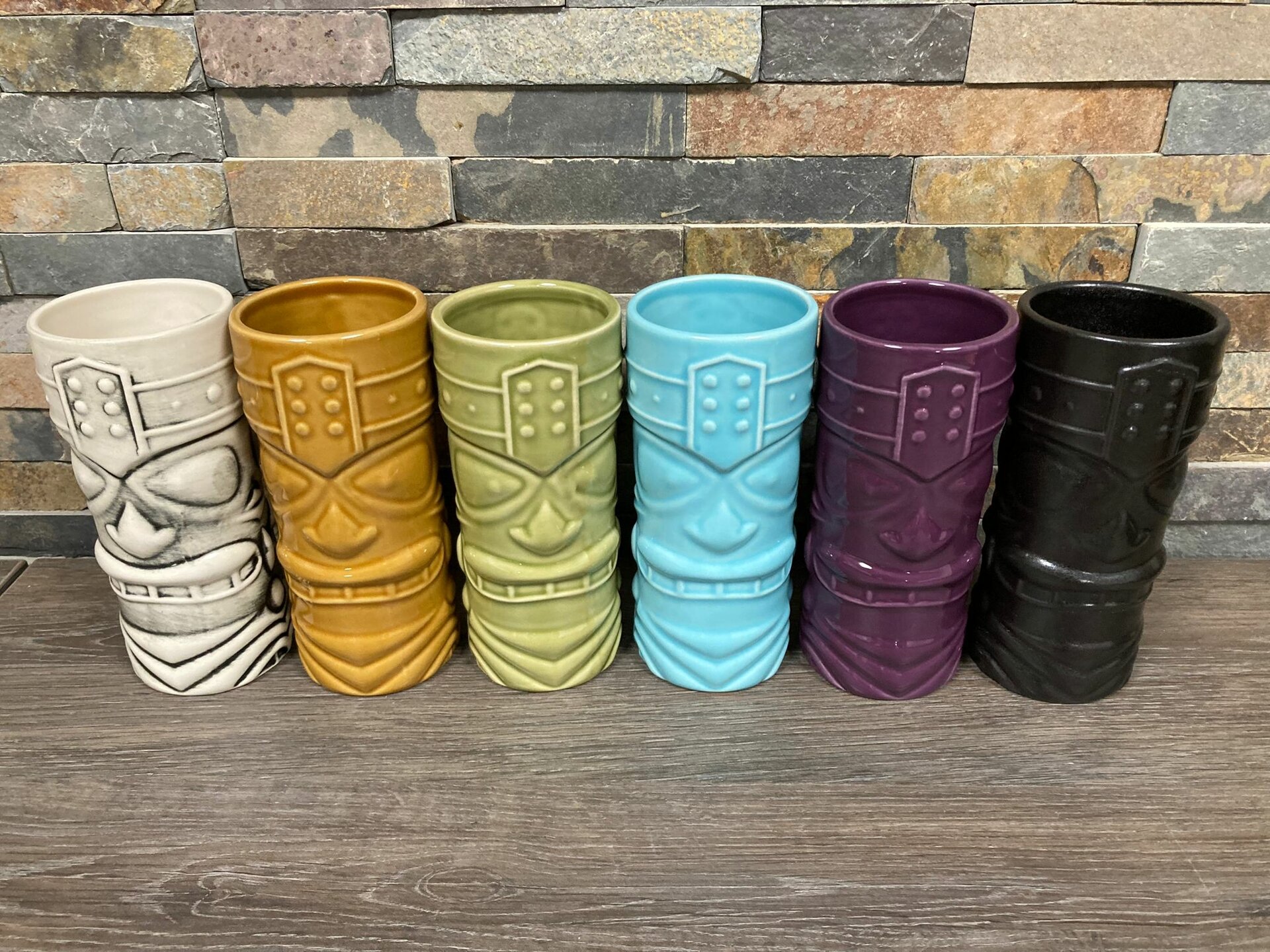 Longdrink cocktail beker Tiki 40 cl wit 