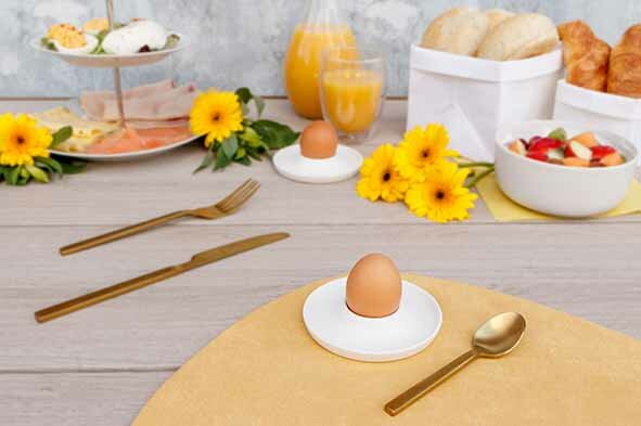 Eierdopje 11 cm Coconut Milk Kupo Melamine