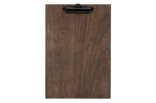 Menuhouder met clip 33cm