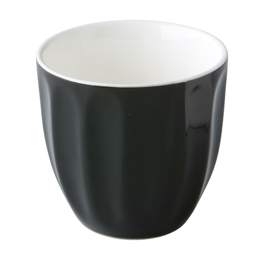 Koffie kop zonder oor 18 cl zwart