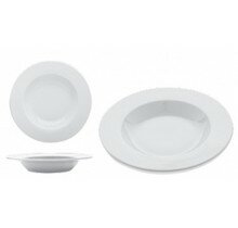 Diep pasta bord 30 cm brede rand wit Gural Delta 