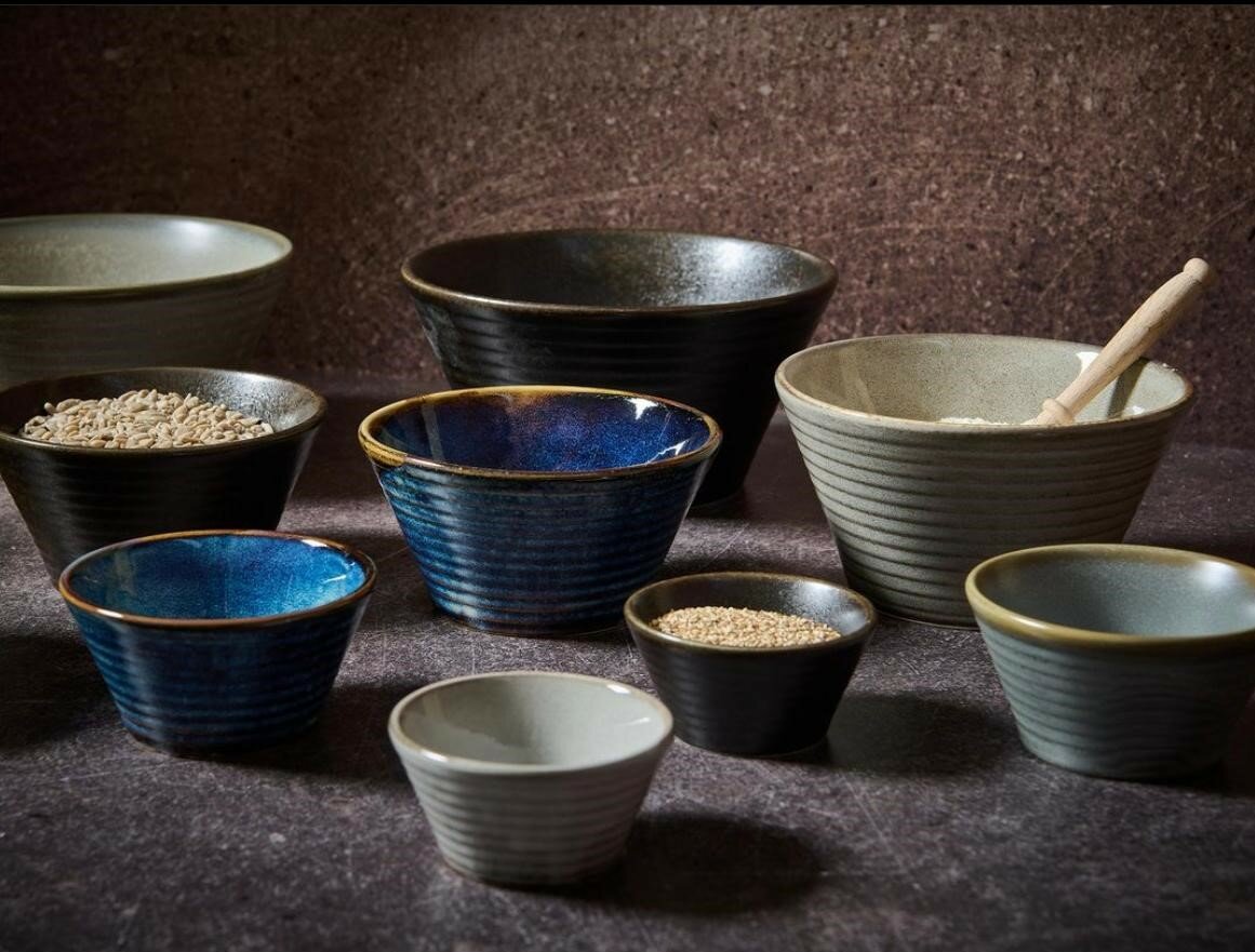 Kommetje 8 cm conisch Nova Blue Line