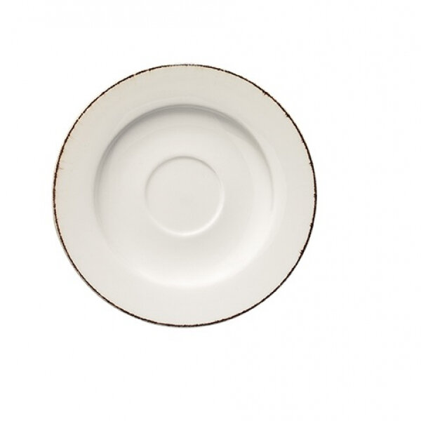 Koffieschotel 12 cm Bonna Retro Off-white met rand