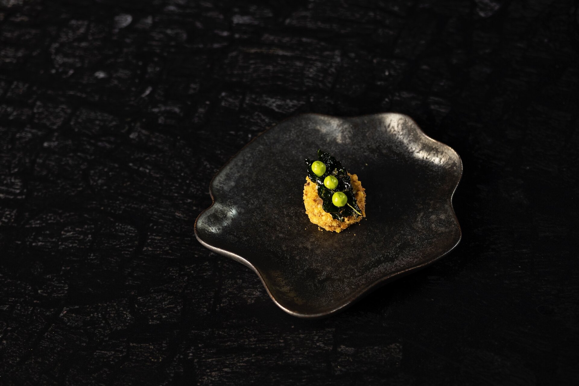 Bord schelp Bronze 14,2 cm x 2,1 cm