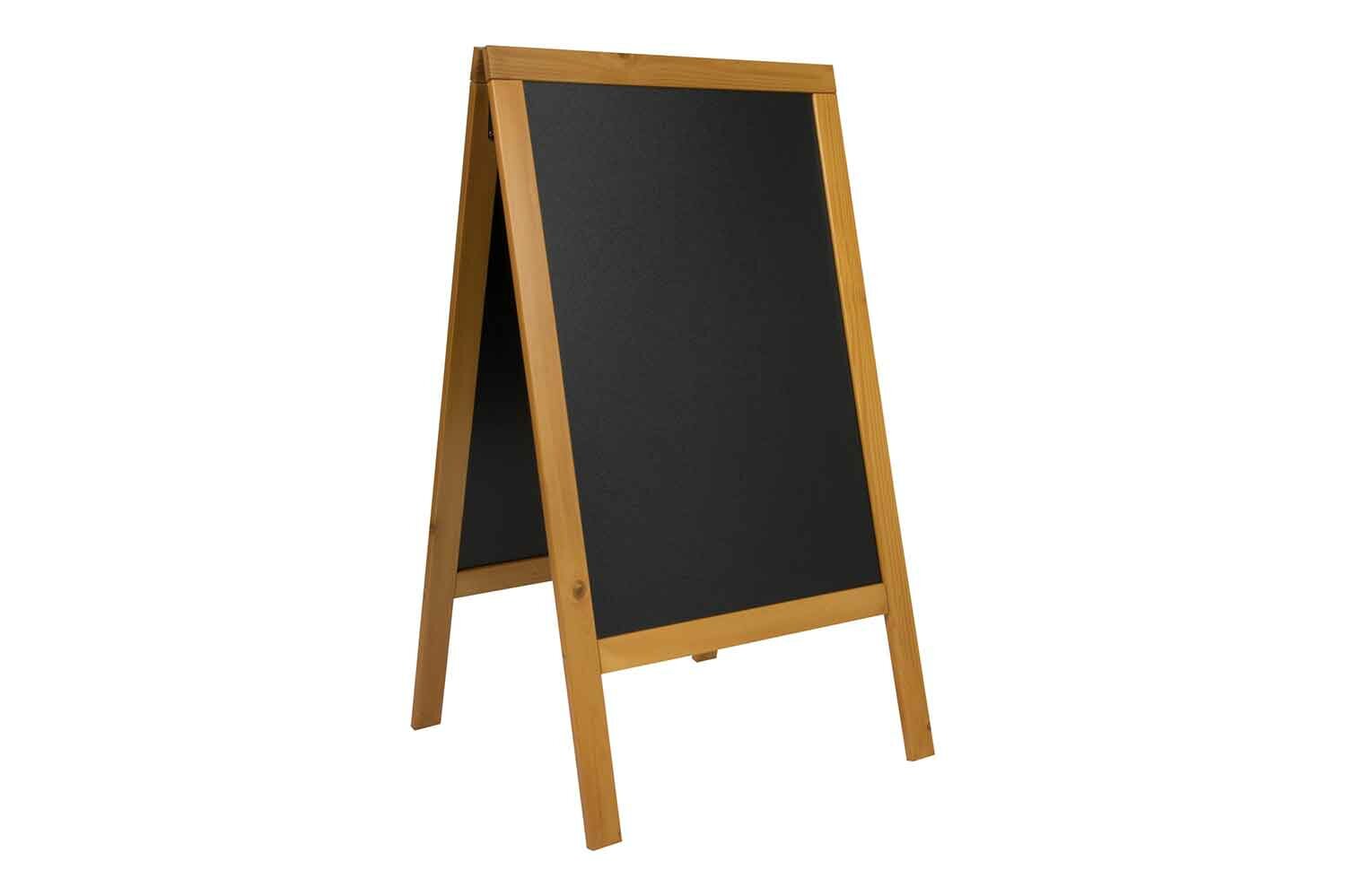 Stoepbord Woody 69 x 56,5 x 125cm gelakt hout